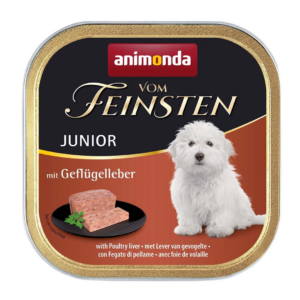 ANIMONDA Vom Feinsten Junior Poultry liver - drėgnas ėdalas šunims - 150g