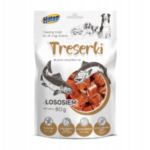 Hilton mięsne treserki z łososiem dla psa 80g