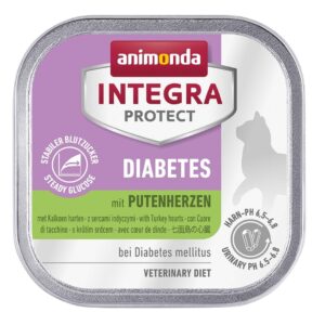 ANIMONDA Integra Protect Diabetes Turkey hearts - šlapias kačių maistas - 100g