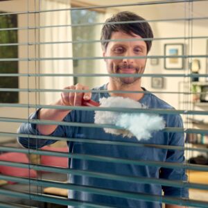 Vileda šiukšlių semtuvas su trumpa rankena + 2 Flex&Catch pildymo paketai - Image 3