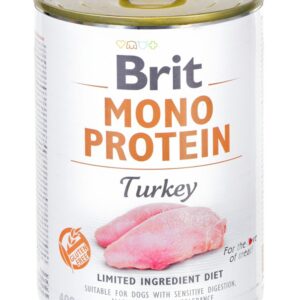 BRIT Mono Protein Turkey - Šlapias maistas šunims - 400 g