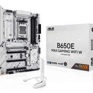 ASUS B650E MAX GAMING WIFI W AMD B650 AM5 lizdas ATX