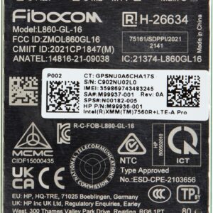 HP XMM 7560 R+ LTE-Advanced Pro WWAN sąsajos plokštė / adapteris Vidinis