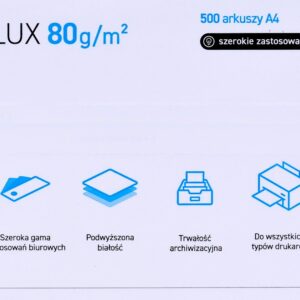 Pollux kopijavimo popierius A4 (210x297 mm) Matinis 500 lapai Balta - Image 2