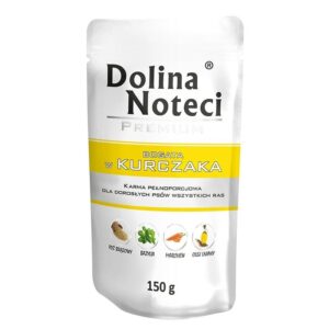 DOLINA NOTECI Premium gausu vištienos - šlapias šunų maistas - 150g