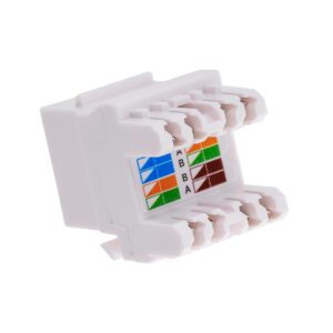 Alantec MKN-U5-1 laido jungtis RJ45 Balta