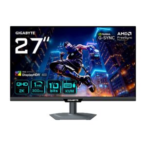 GIGABYTE M27Q3 kompiuterio monitorius 68,6 cm (27") 2560 x 1440 pikseliai Quad HD LED Juoda - Image 2