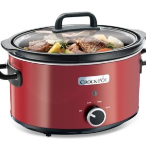 Crock-Pot SCV400RD lėto virimo puodas 3,5 L Juoda, Raudona