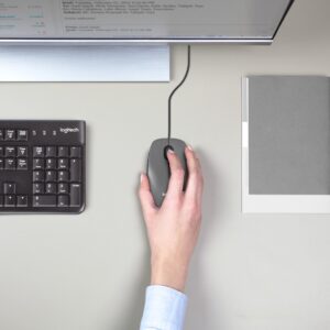 Logitech 910-006652 kompiuterio pelė Biuras Abiems rankoms USB A tipo Optinis 1000 DPI - Image 2