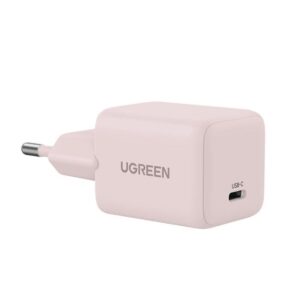 UGREEN X512 20 W GAN 1X USB-C MAITINIMO ADAPTERIS – ROŽINIS - Image 2