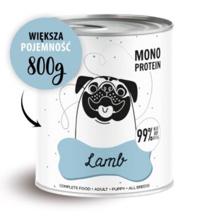 PAKA ZWIERZAKA Pepe Lamb- drėgnas ėdalas šunims - 800g