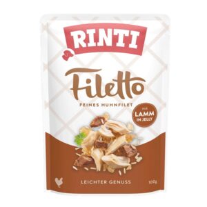 RINTI Filetto Chicken fillet with lamb - drėgnas ėdalas šunims - 100g