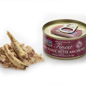 FISH4CATS Mackerel with anchovy - šlapias kačių maistas - 70g - Image 2
