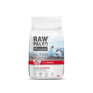 RAW PALEO Ultra Mini Adult Beef - sausas šunų maistas - 2 kg - Image 2