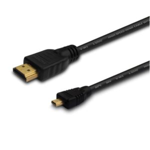 Savio CL-39 HDMI kabelis 1 m HDMI A tipo (standartinis) HDMI D tipo (Mikro) Juoda - Image 2
