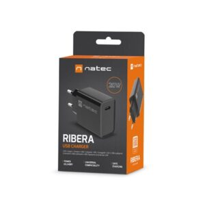 NATEC TINKLO ĮKROVIKLIS RIBERA USB-C 20W PD