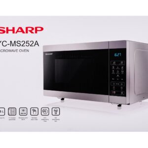Mikrobangų krosnelė SHARP YC-MS252AE-S - Image 2