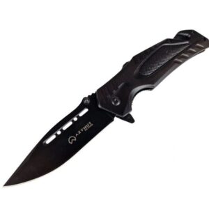 AZYMUT Gelbėjimo peilis + diržo pjaustytuvas + stiklo laužtuvas + dėklas - Image 1