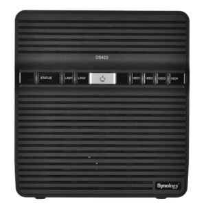 Synology DiskStation DS423 NAS ir duomenų saugojimo serveris Ethernet LAN jungtis Juoda RTD1619B - Image 2