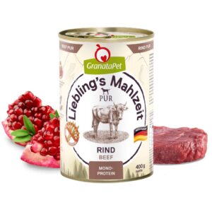 GRANATAPET Liebling's Mahlzeit Beef - drėgnas ėdalas šunims - 400g - Image 2