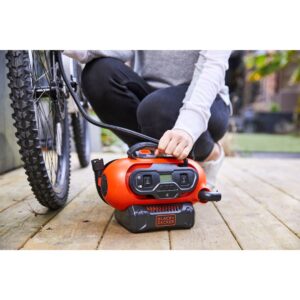 Black & Decker BDCINF18N-QS oro kompresorius 160 l/min AC / cigarečių degiklis