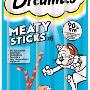 DREAMIES Meaty Sticks Salmon - skanėstas katėms - 30 g