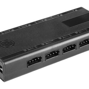 Mars Gaming MFSI4KIT Kompiuterio aušinimo sistema Kompiuterio korpusui Ventiliatorius 12 cm Juoda