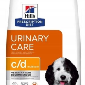 HILL'S PRESCRIPTION DIET Urinary Care Canine c/d Multicare Sausas šunų maistas Viščiukas 4 kg