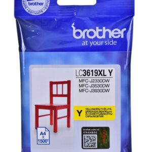 Brother LC-3619XLY originali geltonos spalvos rašalo kasetė 1 vnt.