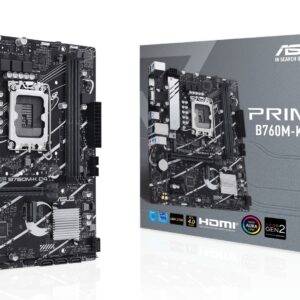 ASUS Prime B760M-K D4 Intel B760 LGA 1700 micro ATX pagrindinė plokštė