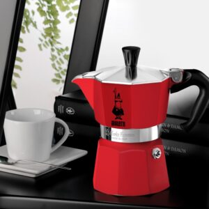 Bialetti Moka Express Mokos gaminimo indas Raudona - Image 2