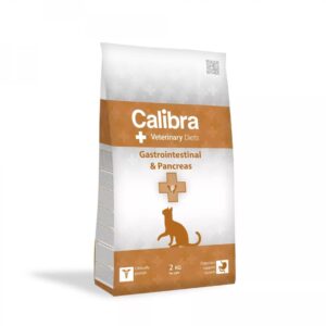 CALIBRA Veterinary Diets Cat Gastrointestinal & Pancreas - sausas kačių maistas - 2kg