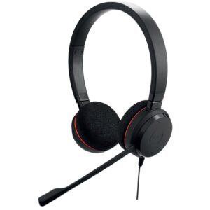 Jabra Evolve 20 UC Stereo USB-A - laidinės ausinės, juodos