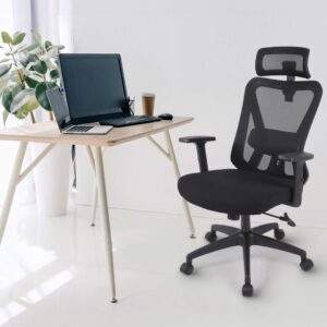 Activejet T5 ergonominė biuro kėdė juoda - Image 3