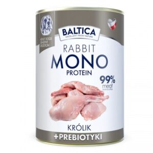 BALTICA Nutraceutic Monoprotein Rabbit with prebiotics - drėgnas ėdalas šunims - 400g