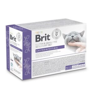 BRIT Veterinary Gastrointestinal Lamb - šlapias kačių maistas - 12x85g - Image 2