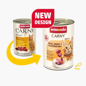 ANIMONDA Carny Adult Beef, chicken and duck hearts - šlapias kačių maistas - 400g - Image 2