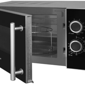 Amica AMGF20M1GS mikrobangų krosnelė Stalviršis Mikrobangų krosnelė su kepsninės funkcija 20 L 700 W Juoda, Sidabras - Image 3