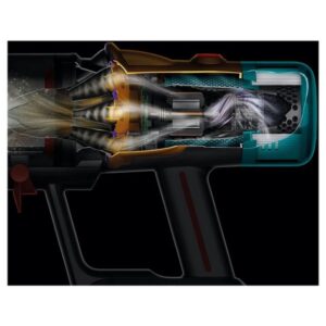 Dyson V12 Submarine „3-in-1“ rankinis dulkių siurblys Baterija Sausas ir drėgnas HEPA Bemaišis 0,35 L Nikelis, Geltona - Image 2