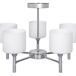 Klasikinis šviestuvas pakabinamas lubų šviestuvas Activejet MIRA Chrome 5xE27 gyvenamajam kambariui