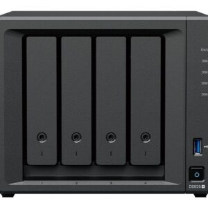 Synology DiskStation DS925+ NAS ir duomenų saugojimo serveris Ryzen Embedded V1500B 4 GB DDR4 0 TB Juoda - Image 2