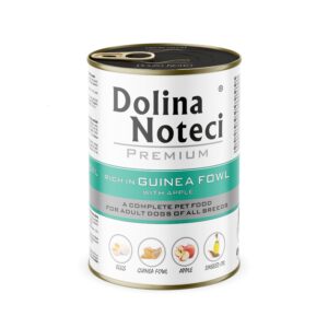 DOLINA NOTECI Premium Rich in guinea fowl with apple - drėgnas ėdalas šunims - 400g