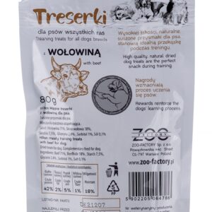 HILTON Treaning treats Beef - skanėstas šunims - 80g - Image 3