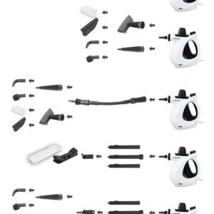 Esperanza EHS008 Garų valiklis 0,35L Juodas, Balta 900W - Image 2