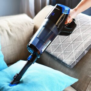 Blaupunkt VCH602BL siurblys-šluota / elektrinė šluota Dulkių siurblys-šluota „du viename“ Baterija Sausa Cikloninis Bemaišis 0,7 L 135 W Juoda, Mėlyna - Image 3