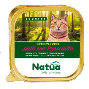 NATUA Country Sterilised Ham - šlapias kačių maistas - 100g