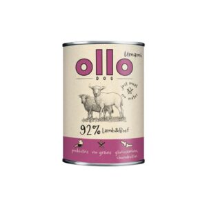 OLLO Umami Lamb and beef - drėgnas ėdalas šunims - 850g