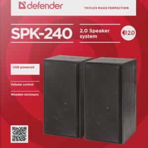Defender SPK-240 garso kolonėlė Juoda Vielinis 6 W