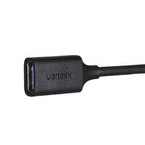 Ugreen 30701 USB kabelis USB 3.2 Gen 1 (3.1 Gen 1) 0,15 m USB C USB A Juoda - Image 3