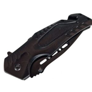 AZYMUT Gelbėjimo peilis + diržo pjaustytuvas + stiklo laužtuvas + dėklas - Image 3